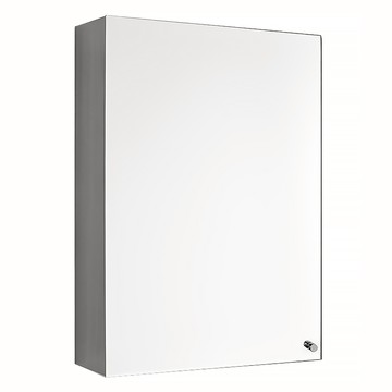 好物良品 單開門封閉壁掛式304不鏽鋼收納鏡櫃 右開門  1個  35 x 12.5 x 50cm  不鏽鋼原色