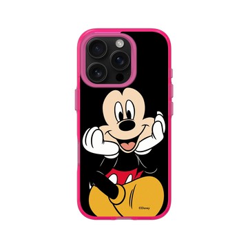 iPhone 16 Pro Clear 粉漾桃 - 迪士尼-米奇 Mickey - 米奇看著你