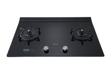 林內一級能效緻溫雙口檯面爐黑玻天然/液化 RB-A2760G
