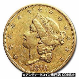 アンティークコイン Liberty Gold Double Eagle AU SKU 1876-S