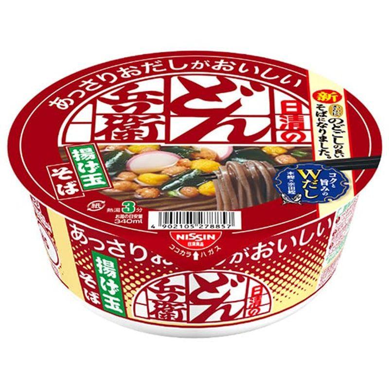 日清食品 日清のあっさりおだしがおいしいどん兵衛 揚げ玉そば 70g×12個入