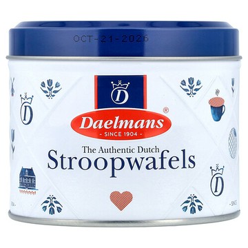 Daelmans, Stroopwafels，禮品罐，焦糖，8 塊華夫餅，8.11 盎司（230 克）