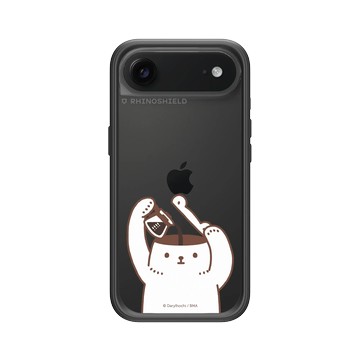 iPhone Air Mod NX -邊框背蓋組合 (相機按鈕) 黑 - 白白日記 Darylhochi - I NEED COFFEE!