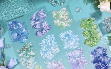 草悅芳心 PET 和紙膠帶 5米卷