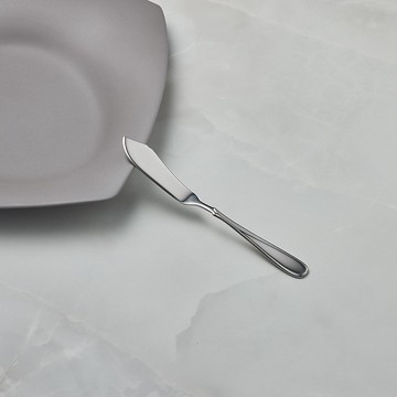 日本山崎金屬 - FLORA系列 - 不鏽鋼奶油抹刀 (154mm)