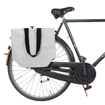 COBAGS Bikezac 2.0 腳踏車後貨架托特包・環保購物袋 (White)