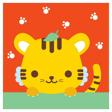 I Love Painting 寶寶12生肖 DIY名畫繪畫組 20 x 20cm  老虎  1組