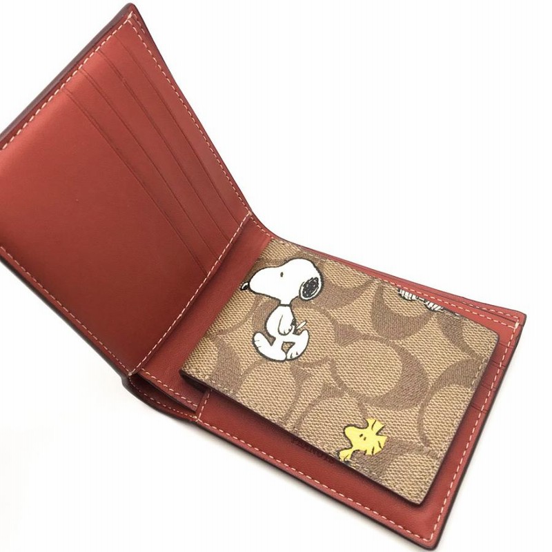 コーチ 財布 ☆COACH☆ 3-IN-1 ウォレット シグネチャー スヌーピー 