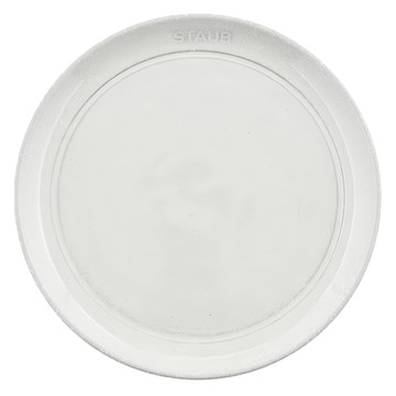 staub 圓形餐盤  20cm  白松露  1個