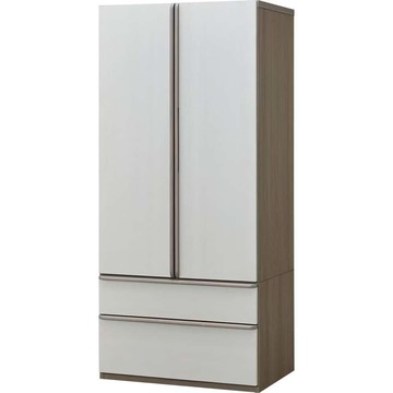 ◎衣櫥 衣櫃 NEEDS3 80WR 2抽 WW/GY NITORI宜得利家居