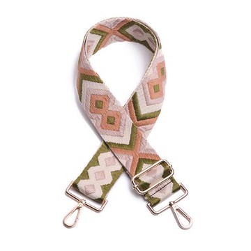 菱格紋包帶配件斜挎背包替換帶子潮尼龍帆布刺繡包包肩帶女可調節