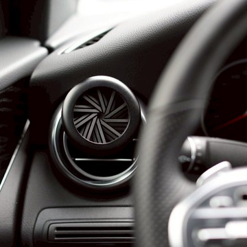 Dilio TOGO水泥車用擴香 | 夾掛兩用組 - 都會黑–渦輪定番款