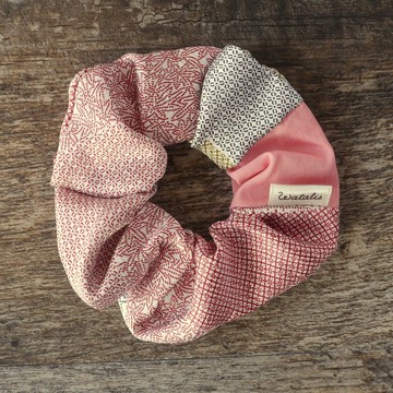 招來幸福的髮飾 和服 發圈 楓葉紋 絹 Silk