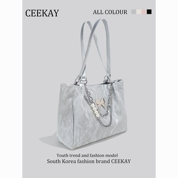 💛限時下殺💛 CEEKAY原版正品高級感單肩大包包女 新款大容量包包 小衆設計包包 通懃託特包 韓國包包 通勤包包
