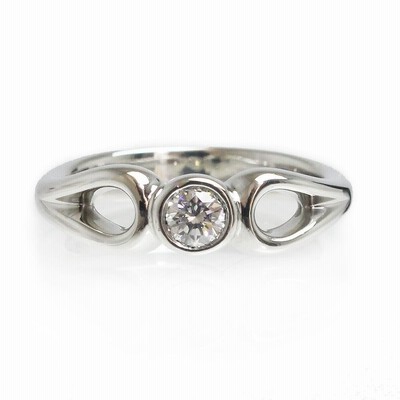 ティファニー TIFFANY&Co. Pt950 プラチナ ダイヤモンド オープン 