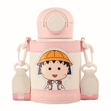 BEDDYBEAR 杯具熊 妙趣雙飲保溫杯 316不銹鋼 妙趣丸子  480ml  1個  粉紅色/米色