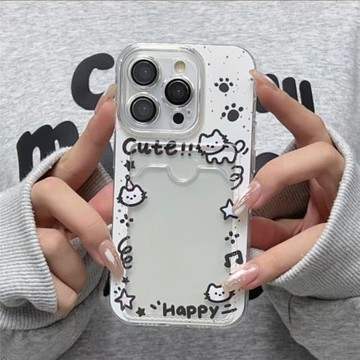 線條貓咪適用三星s23ultra手機殼硅膠s24可愛萌寵s22+放照片可插卡s21/s20fe軟萌情侶a54a53a55a15全包note20