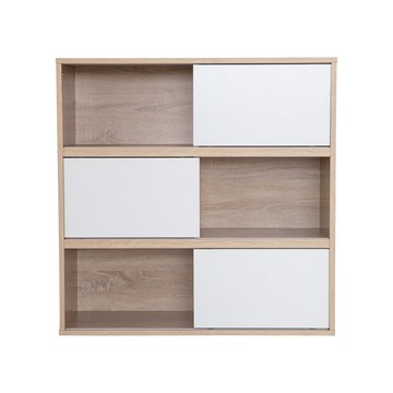 【TZUMii】夏爾六格滑門收納櫃/書櫃