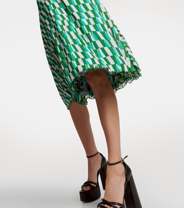 Diane von Furstenberg Koren printed minidress