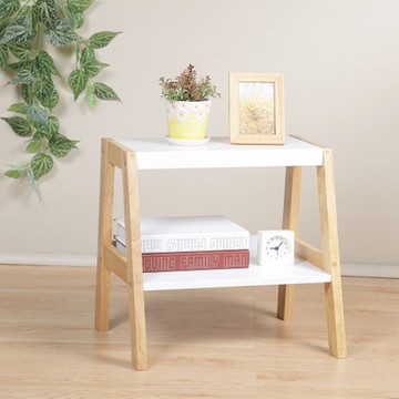 《C&B》北歐多用途創意置物架穿鞋椅(兩色可選)純白