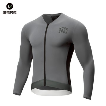 ROCKBROS洛克兄弟旗艦店 騎行服 長袖套裝 短褲 男女 公路自行車 衣服 透氣 速干 裝備 夏季