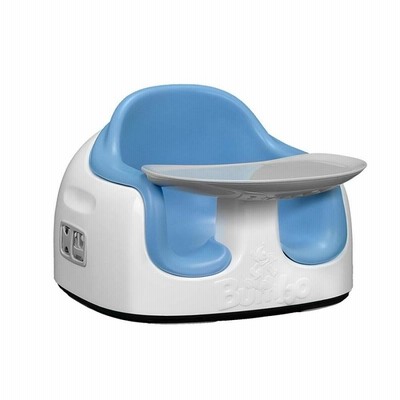 【メーカー直送商品】Bumbo バンボマルチシート パウダーブルー 【ベビーシート ローチェア 長くつかる お食事チェア 専用トレイ付き 大人用イス固