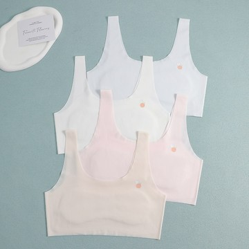 🔥台灣現貨➕發票女童內衣少女發育期內衣學生內衣無痕內衣打底衣學生內衣