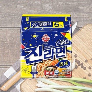 韓國不倒翁 金拉麵(原味) 5入裝【小三美日】D520308 韓泡 韓式 泡麵 宵夜 颱風 熱湯麵 寒流 晚餐