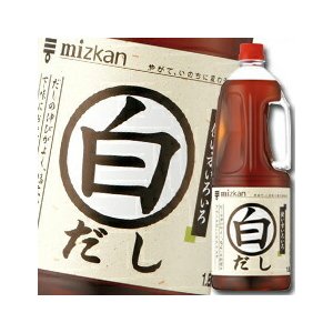 ミツカン 白だしハンディペット1.8L×1ケース（全6本） 送料無料