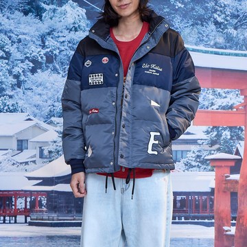 江戶勝｜男裝｜經典剪接羽絨外套