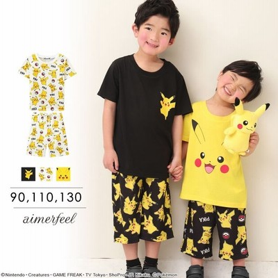ルームウェア キッズ 半袖 ポケモン パジャマ 子供 キャラクター 夏 ポケットモンスター 部屋着 子供服 子ども ピカチュウ エメフィール 通販 Lineポイント最大0 5 Get Lineショッピング