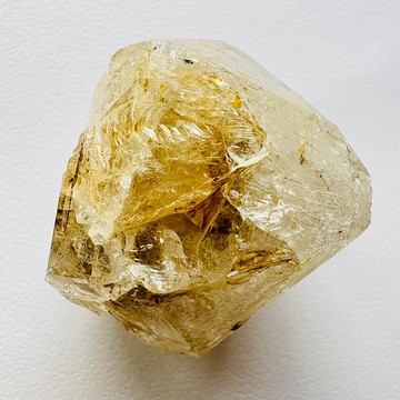 巴基斯坦黃泥骸骨水晶19 彩虹開窗彩虹骨幹水晶 原石原礦