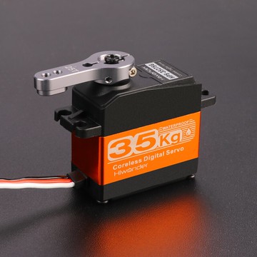幻爾 35kg高速空心杯舵機 全金屬不銹鋼齒 數碼防水舵機 RC攀爬車