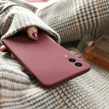 適用于vivox23手機殼新款個性簡約純色商務高級男女款x23幻彩版手機套磨砂硬殼全包防摔超薄保護套