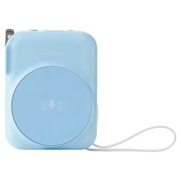 PhotoFast 銀箭資訊 多功能行動電源 10000mAh Type-C 1個  藍色  MUTICHARGETHIRD