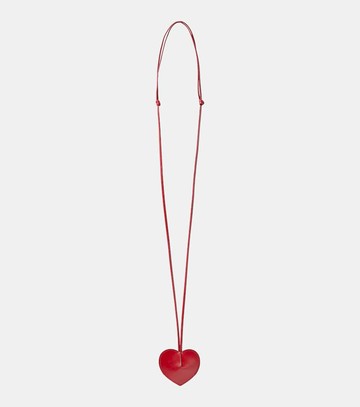 Alaïa Le Coeur leather keychain with strap