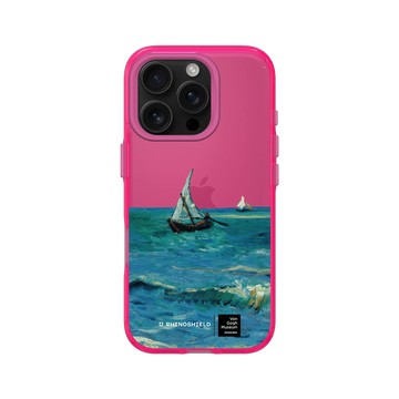 iPhone 16 Pro Clear 粉漾桃 - Van Gogh Museum - 海濱的漁船