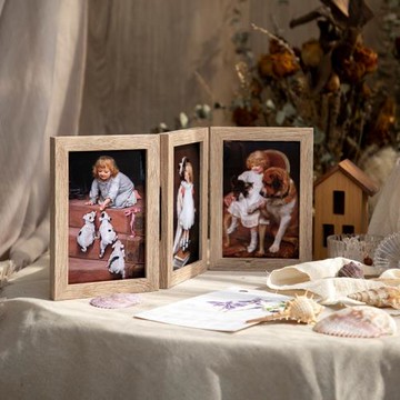 雙面屏風相冊相框擺臺組合6寸7寸8折疊框創意像框洗照片做成相框