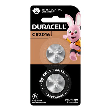 DURACELL 金頂 台灣公司貨 鈕扣鋰電池 CR2016  2入  1組