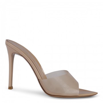 Gianvito Rossi - Beige Leather Elle Sandals 36