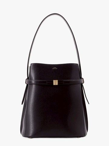 Leather bucket bag with strap - TOTEME - gender_Woman