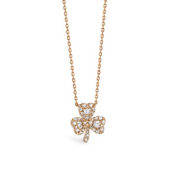 Bianca Jewelry Lucky Clover 三葉幸運草鑽石項鍊