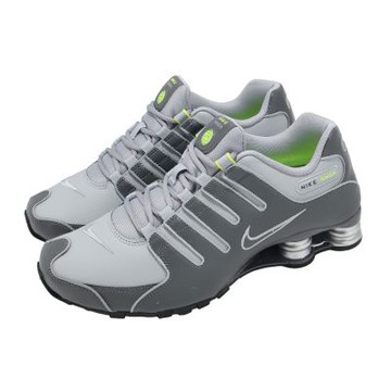 Nike 休閒鞋 Shox NZ 男鞋 灰 彈簧鞋 厚底 緩震 378341-009