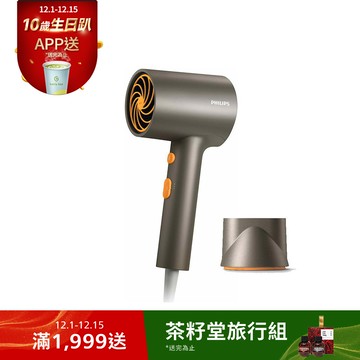 飛利浦負離子護髮吹風機(質感灰) (BHD321/01)