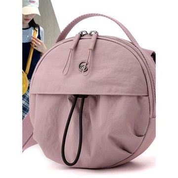 2025秋冬新款小圓包包手機包單肩斜挎包女士尼龍布時尚百搭小挎包