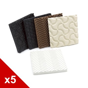 糊塗鞋匠 優質鞋材 N341 8mm發泡橡膠片8x8cm 5片