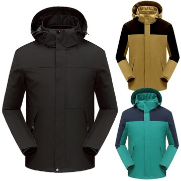 DZRZVD杜戛地四防機能衣【220805男款兩件式外套】耐用滑順YKK拉鍊.TEFLON超潑水.防風防水防汙保暖衝鋒衣