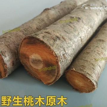 【現貨秒發】桃木原木樹枝桃樹枝桃木棍 桃木劍雕刻掛件 東南桃木簪子巖