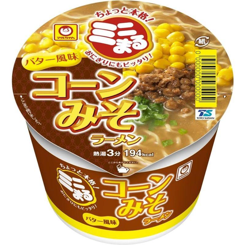 マルちゃん ミニまる コーン味噌ラーメンバター風味 49g×12個 (ミニサイズ)