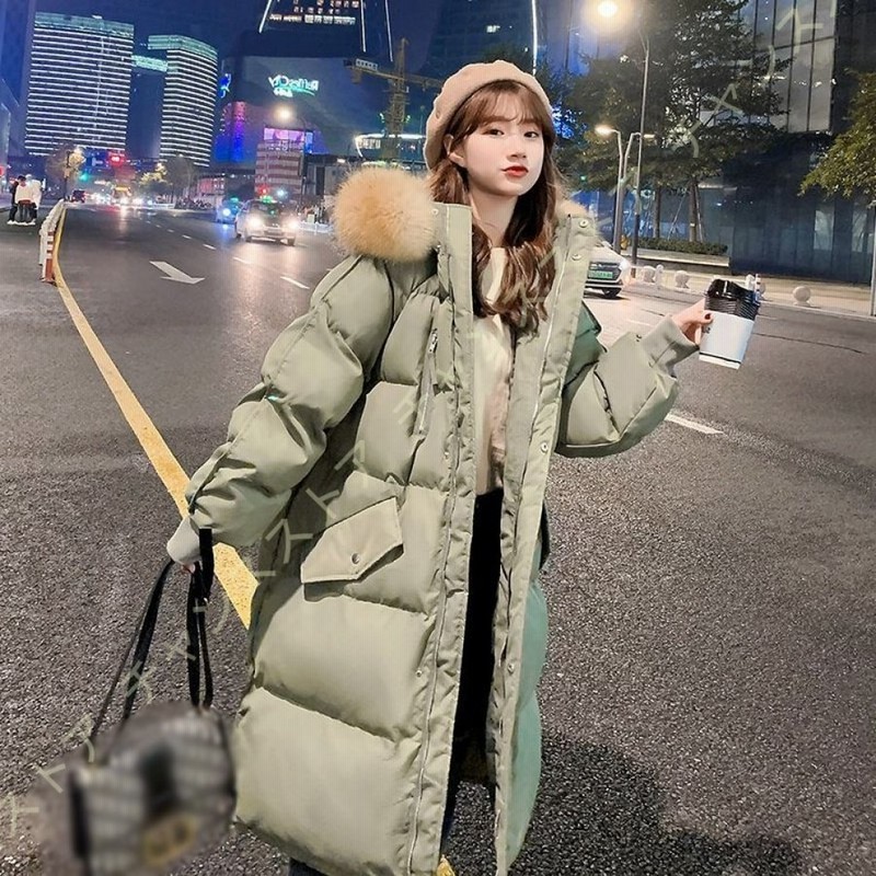 ウルトラライトダウンコート レディース ダウンコート シームレスダウン ロングコート ファー付き 無地 ジッパー フード付 コンパクト 膝丈 厚手 アウター 通販 Lineポイント最大get Lineショッピング